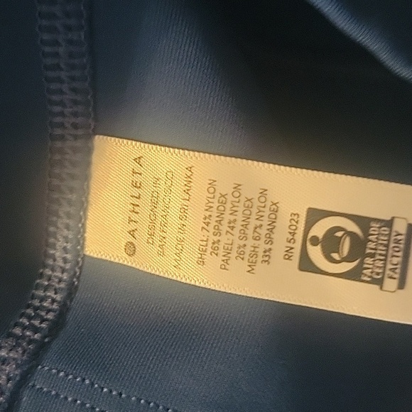 Athleta Blue Athletic Leggings Size small - Picture 5 of 5
